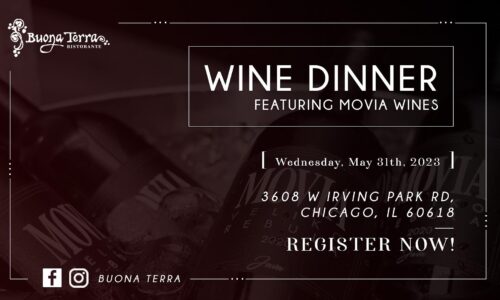 Wine Dinner - Movia Wines May 1